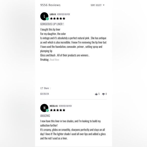 IL MAKIAGE Waterproof Lipliner in Antique (Rose) 501. Full Size. Brand N… - Picture 9 of 13